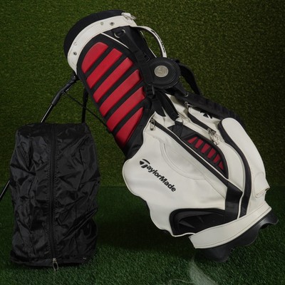 TaylorMade Premium R9 Stand Golf Bag Black/White/Red 8-Way Divider