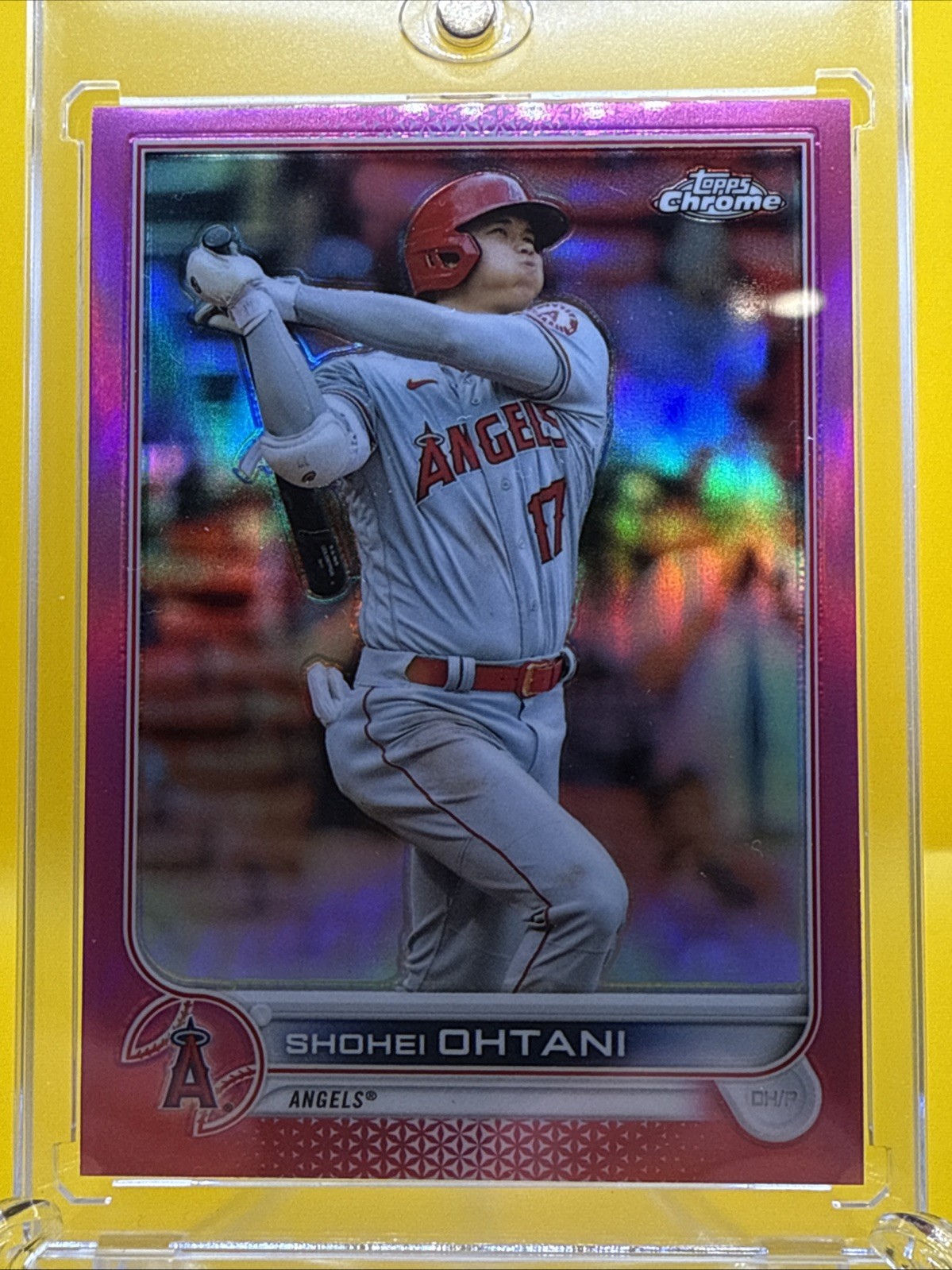 2022 Topps Chrome - Shohei Ohtani #1 Pink Refractor