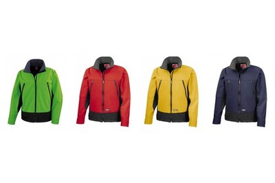 RESULT Softshell Activity Jacket Herren Soft Shell Jacke Fleece Funktion 120 NEU