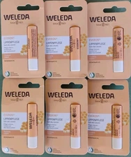 Weleda Everon Lip Balm 6-Pack Beeswax Formula Exp 05/2027