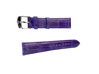 Michele Serein Mid Diamond Mother of Pearl Watch Blue Crocodile Strap Michele Deco Diamond Women main image 2