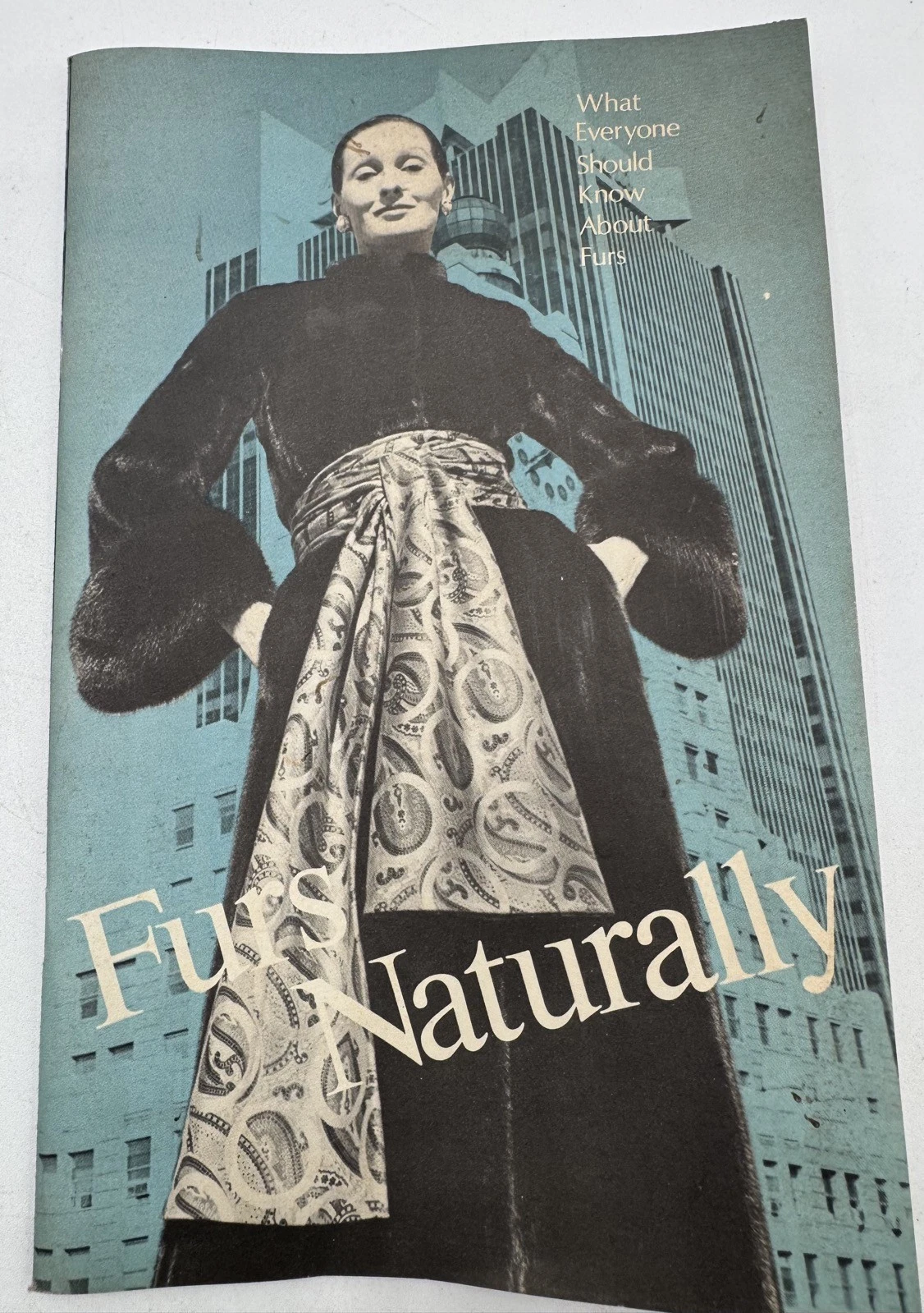 Vintage 1960s “Furs, Naturally” Fashion Booklet - American Fur Industry Info - Picture 1 of 3