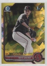 2022 Bowman Chrome Draft Sapphire Edition Yellow 33/99 Nate Savino #BDC-163 0m4r