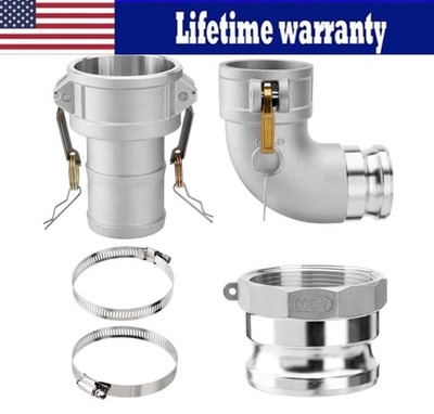 Type DA Cam and Groove Hose Fitting with Cam Lock Fittings 3'' Part A&C 125 PSI