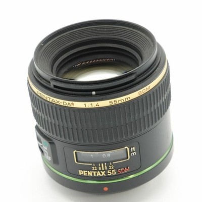 Pentax SMC Pentax DA 55mm F/1.4 SDM Japanese portrait prime Lens [Mint]