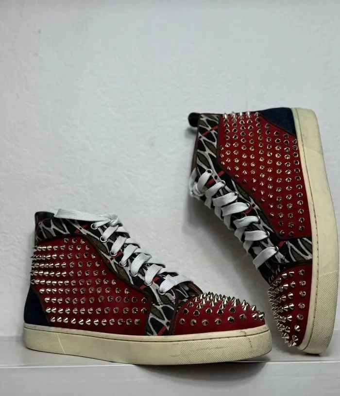 Christian Louboutin “Golfito” leather and suede sneakers size 13.5. Multi-colors Christian Louboutin | Shoes | Christian Louboutin Golfito  main image 4