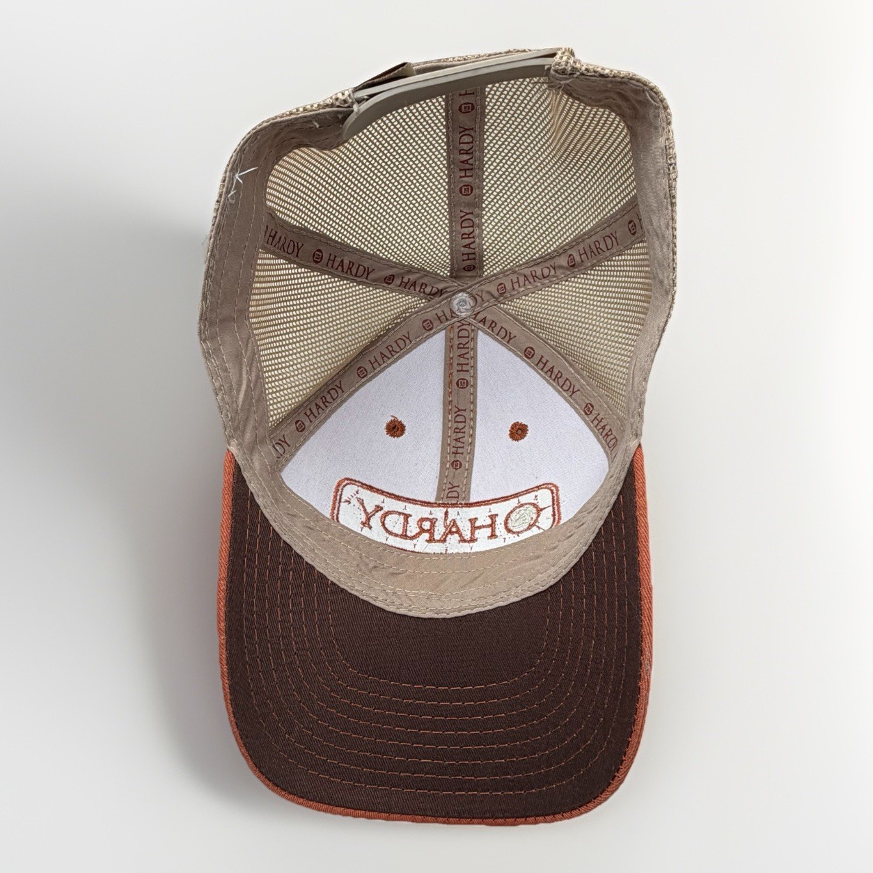Hardy Patch Trucker Snapback Orange Hat - image 5