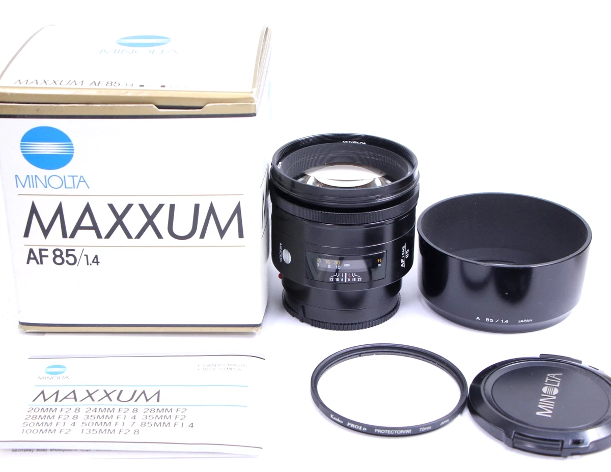 Minolta 85mm Focal Camera Lenses for sale | eBay
