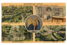 1944 Huntsville Texas Multiview Sam Houston Teacher College Santa Anna Saddle TX