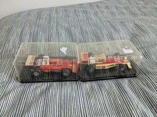 2 Vintage Scalatrix F1 Ferrari Boxed. Used.