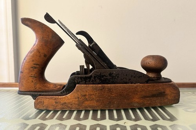 #ad #ad STANLEY No 35 Wood Plane BAILEY Logo Old Blade June 9 1912 Pat Antique Tool Wood $69.99