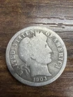 1903 Barber Dime Actual Dime  Very Fine And Nicely Priced