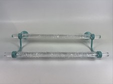 Allied Brass Clearview Collection Double Towel Bar 18  Sea Foam Green