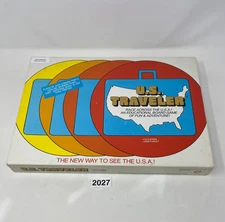 1983 US TRAVELER Board Game Education Geography Trivia Complete 