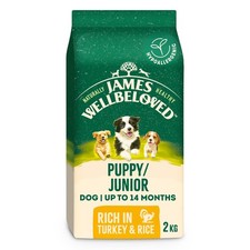 Dog Puppy Hypoallergenic Dry Food Turkey and Rice 2 kg 6.25 per kilo