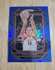 2023 Prizm WNBA CAYLA GEORGE Blue Prizm /175 #58 Las Vegas Aces SP