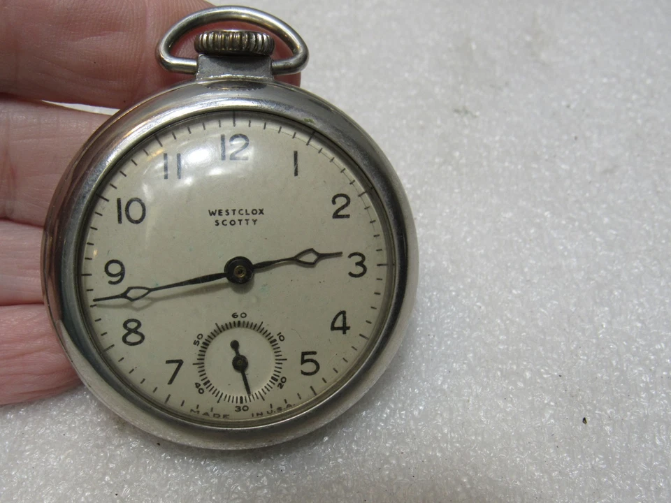 12 peças/reparos de relógios de bolso vintage relojoeiro Westclox New Haven duplex A40 - Imagem 3 de 4