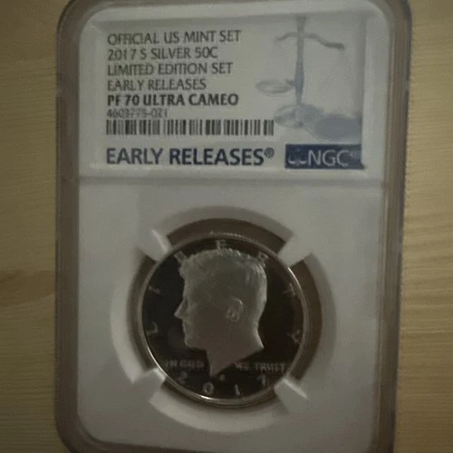 2017 S Silver Kennedy L Edition ER Pf70 Ultra Cameo