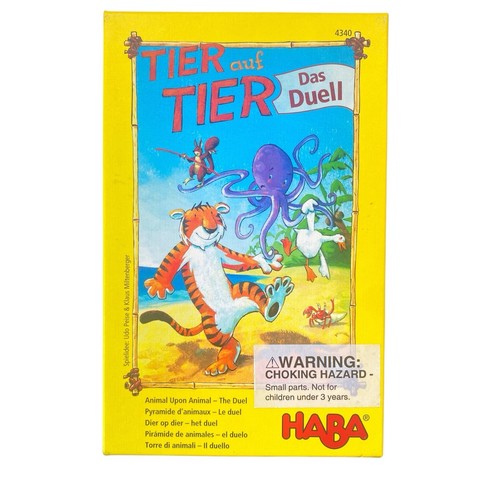 Animal Upon Animal by HABA - A Stacking Game 2 to 4 players NEW Germany Game
