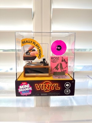 Zuru Mini Brands Really Works Vinyl Record Player Playset New