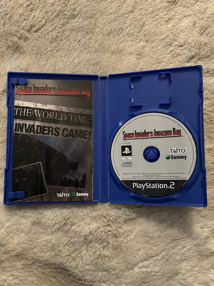 Space Invaders: Invasion Day (Sony PlayStation 2, 2003) - PAL - PS2 - Image 3 of 3