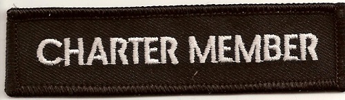 CHARTER MEMBER MOTORCYCLE CLUB EMBROIDERED BIKER- VEST - PATCH - Picture 1 of 1