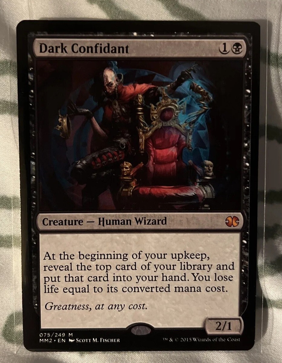 MTG Magic The Gathering Dark Confidant*NP MTG Magic The Gathering Dark Confidant*NP