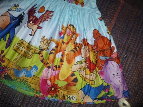 NEW Boutique Winnie the Pooh Tigger Eeyore Girls Sleeveless Dress - Picture 4 of 6