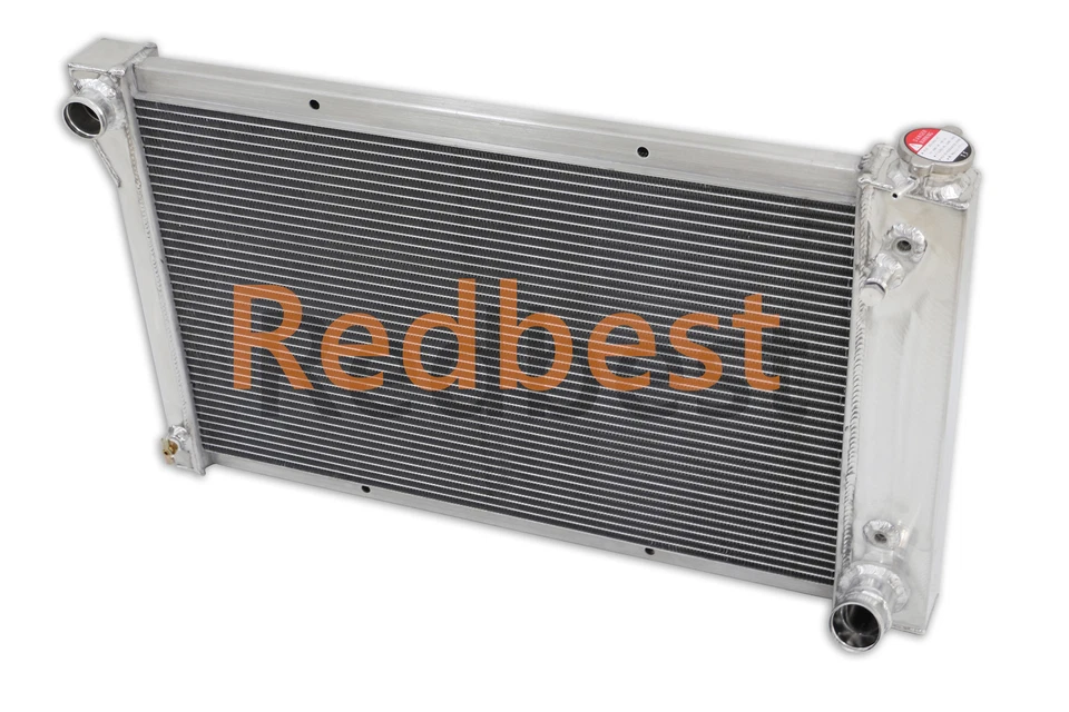 4 ряда алюминиевых радиаторов для 1967-1972 Chevrolet K10 K20 пикап основание 4,8 л 5,3 л - Изображение 4 из 4