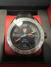 Luminox SXC 5127 45mm Silver Stainless Steel Case with Black Leather Strap Men's