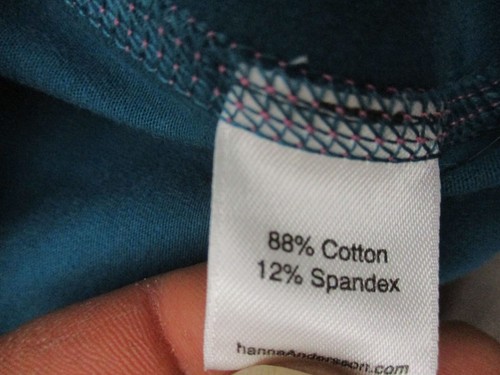 Hanna Andersson Size 10 Girls Teal Cotton Blend Stretch Athletic Tank Top 877 - Picture 8 of 9