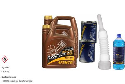8L PEMCO iDRIVE 230 10W-30 Motoröl API SN/CH-4 ACEA A3/B3 inkl. Additiv Schlauch