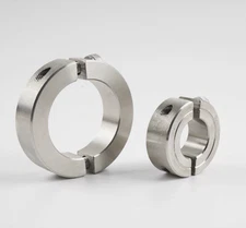 Double Split Stainless Steel Clamping Shaft Collar- Choose Your Size!