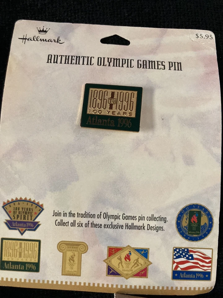 Lot of 20 1996 Atlanta Olympics Pins & Hallmark Keepsake Ornaments New Packages - Image 3 of 4