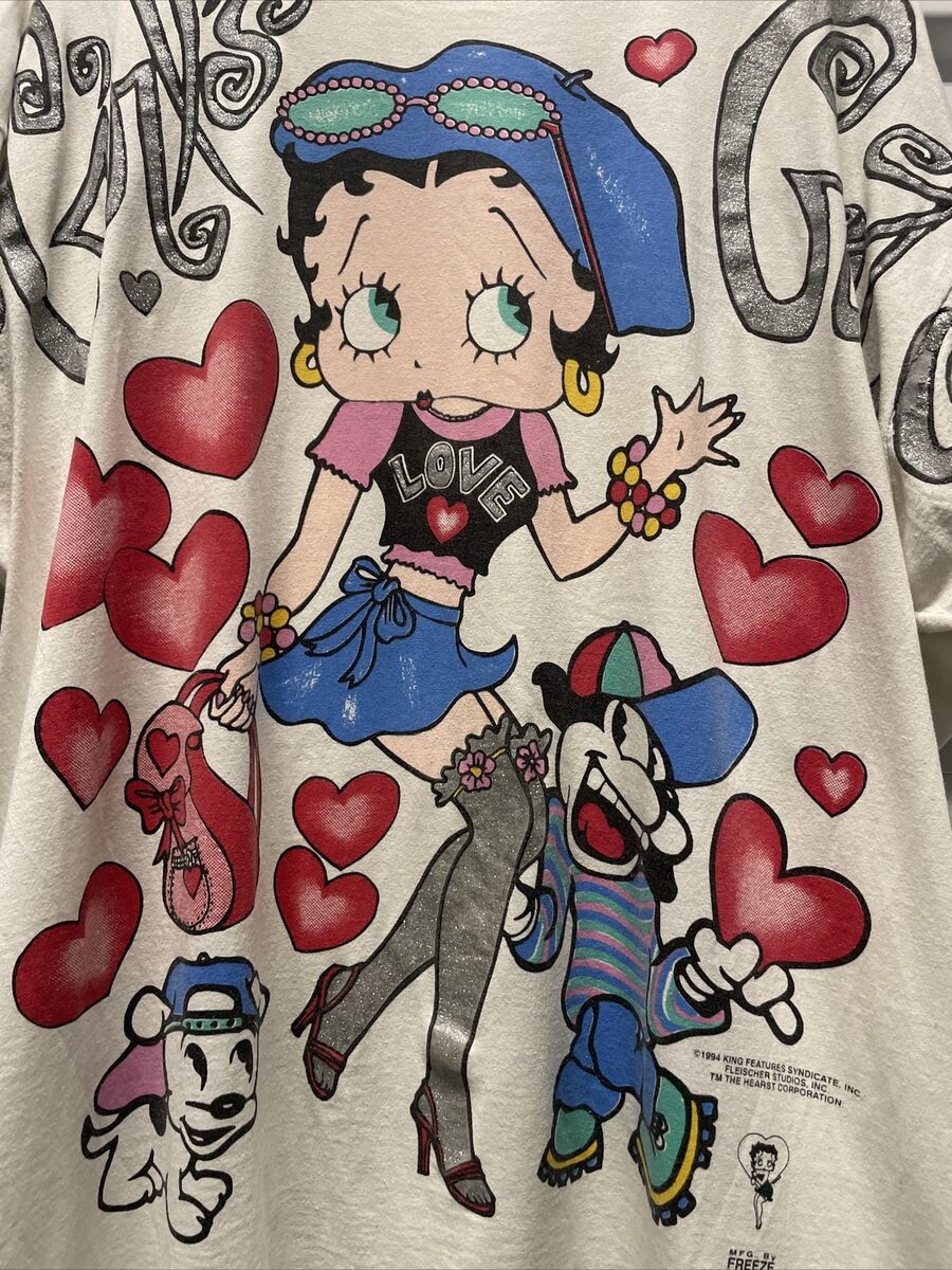 Vintage Betty Boop T-Shirt Single Stitch Made In USA This Vintage Betty Boop T-Shirt Single Stitch Made In USA This