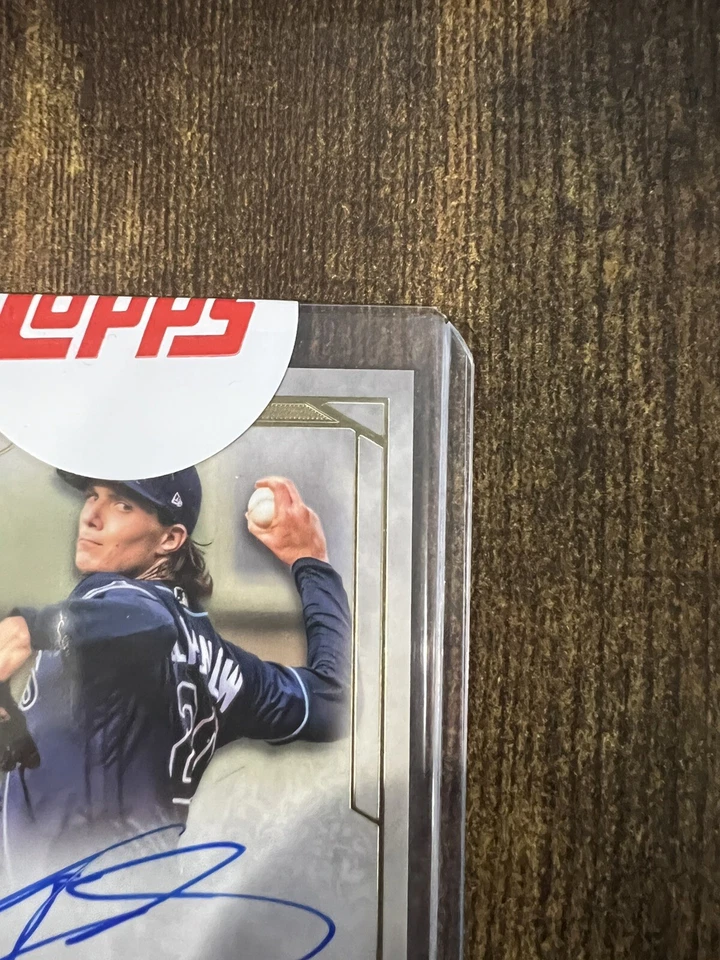 2021 Topps Tier One Tyler Glasnow Auto 13/300 - Image 3 of 4