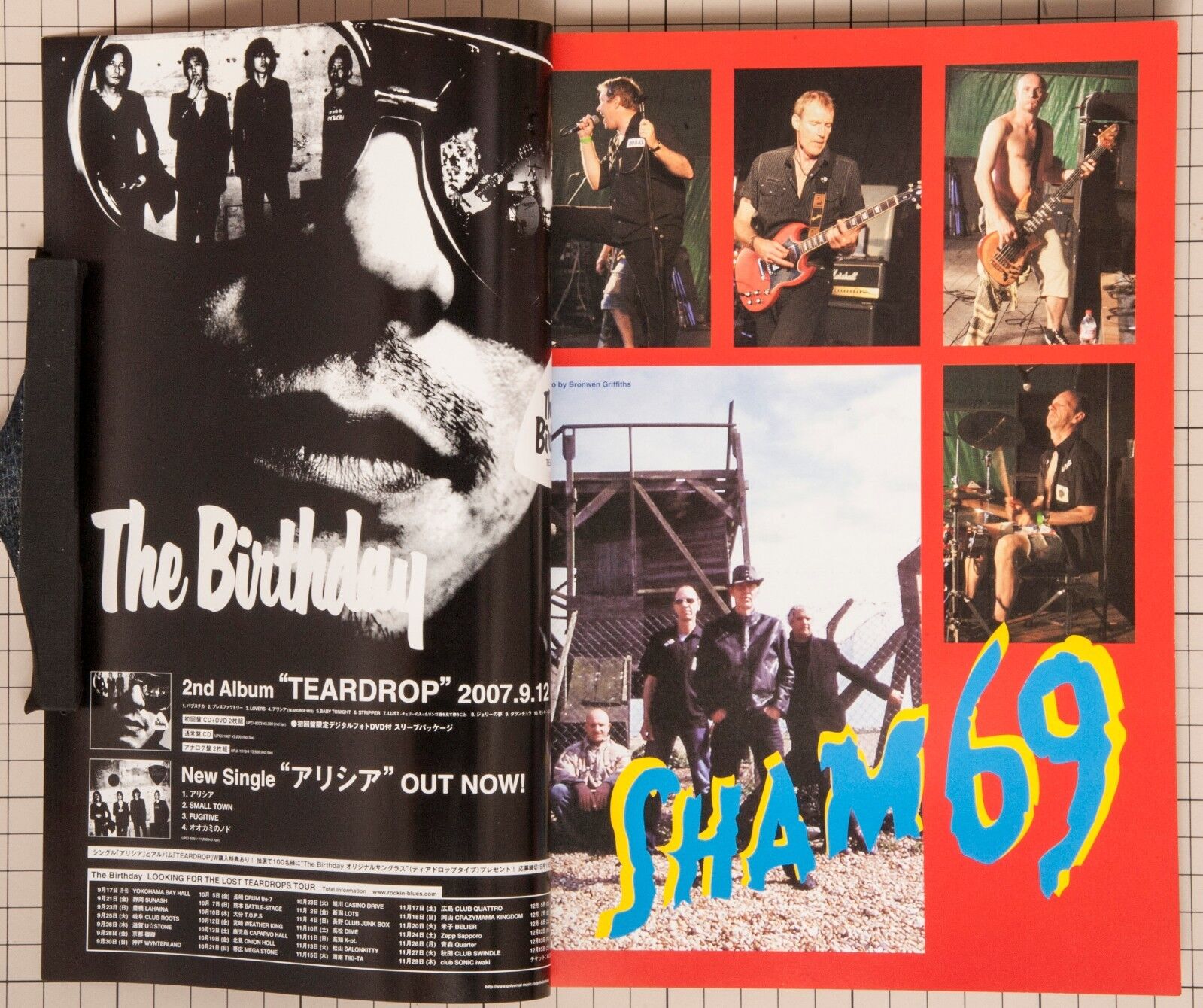 SHAM69 The Birthday STRUMMERS GROOVERS Japanese Super Rock