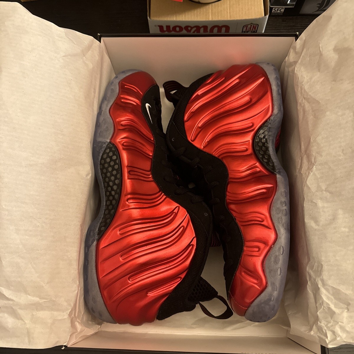 Nike Air Foamposite One 2017 Metallic Red DS Size