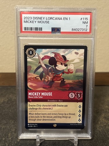 Mickey Mouse - Brave Little Tailor graded PSA 7 for sale on eBay