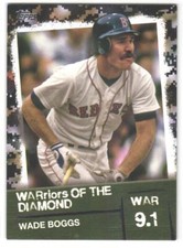 2020 Topps Wade Boggs #WOD-50 WARriors of the Diamond Black SN,#004/299