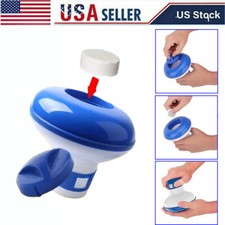 ABS Pool Chlorine Dispenser 1.5" Tablet Holder,Durable  Floatable Design