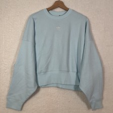 adidas Women's Almost Blue Pullover Sweatshirt Size Small NWT