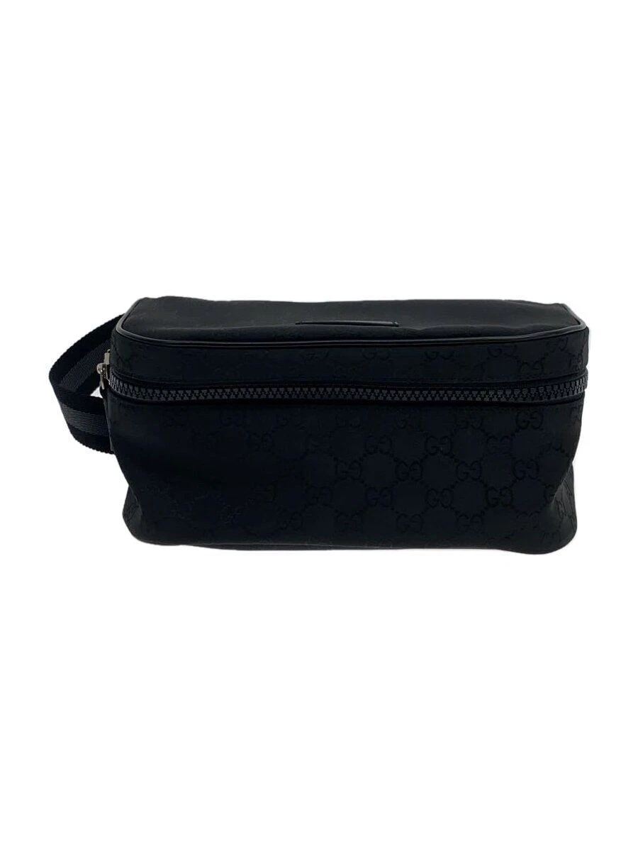 Sac taille GUCCI GG nylon noir motif total occasion