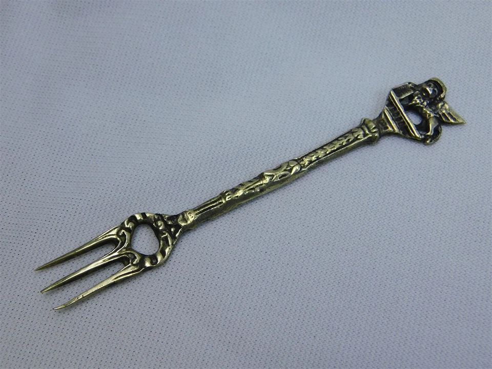 Juego de 6 cucharas decorativas de plata italiana de colección tenedor cuchillo cuchara azúcar Italia Foto 3 de 4