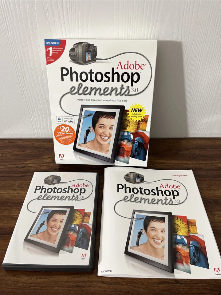 Adobe Photoshop Elements 3.0 Mac Works With iPhoto - Image 2 of 3