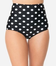 Unique Vintage High Waist Louise Swim Bottoms Women's Size M 1024
