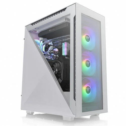 Thermaltake CA-1T4-00M6WN-01 Divider 500 TG Snow ARGB Mid Tower Chassis - Image 2 of 4
