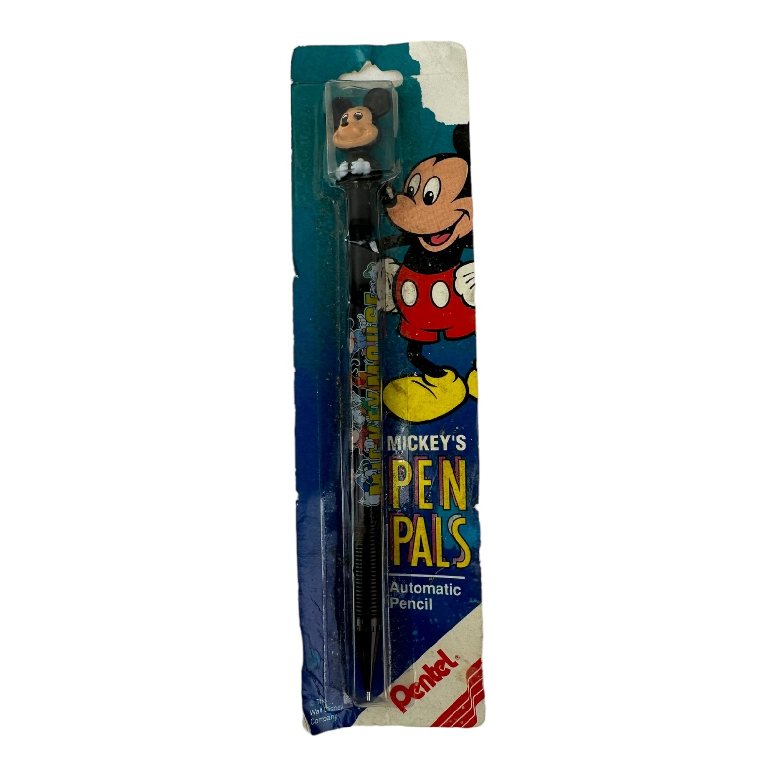 Vtg NEW Mickey's Pen Pals Pentel Automatic Pencil .5mm Walt Disney Mickey Mouse