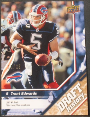 Trent Edwards 2009 Upper Deck Draft Copper Parallel #175 (11/25) Buffalo Bills - Image 1 of 2