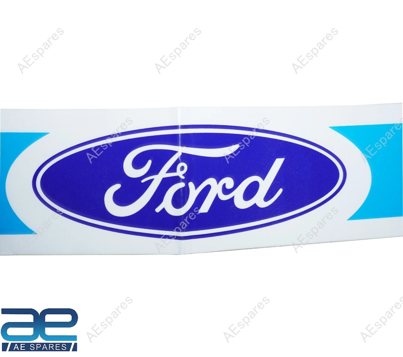 Blue & White Hood Decal Emblem Sticker Kit For Ford 3610 Tractor view 5